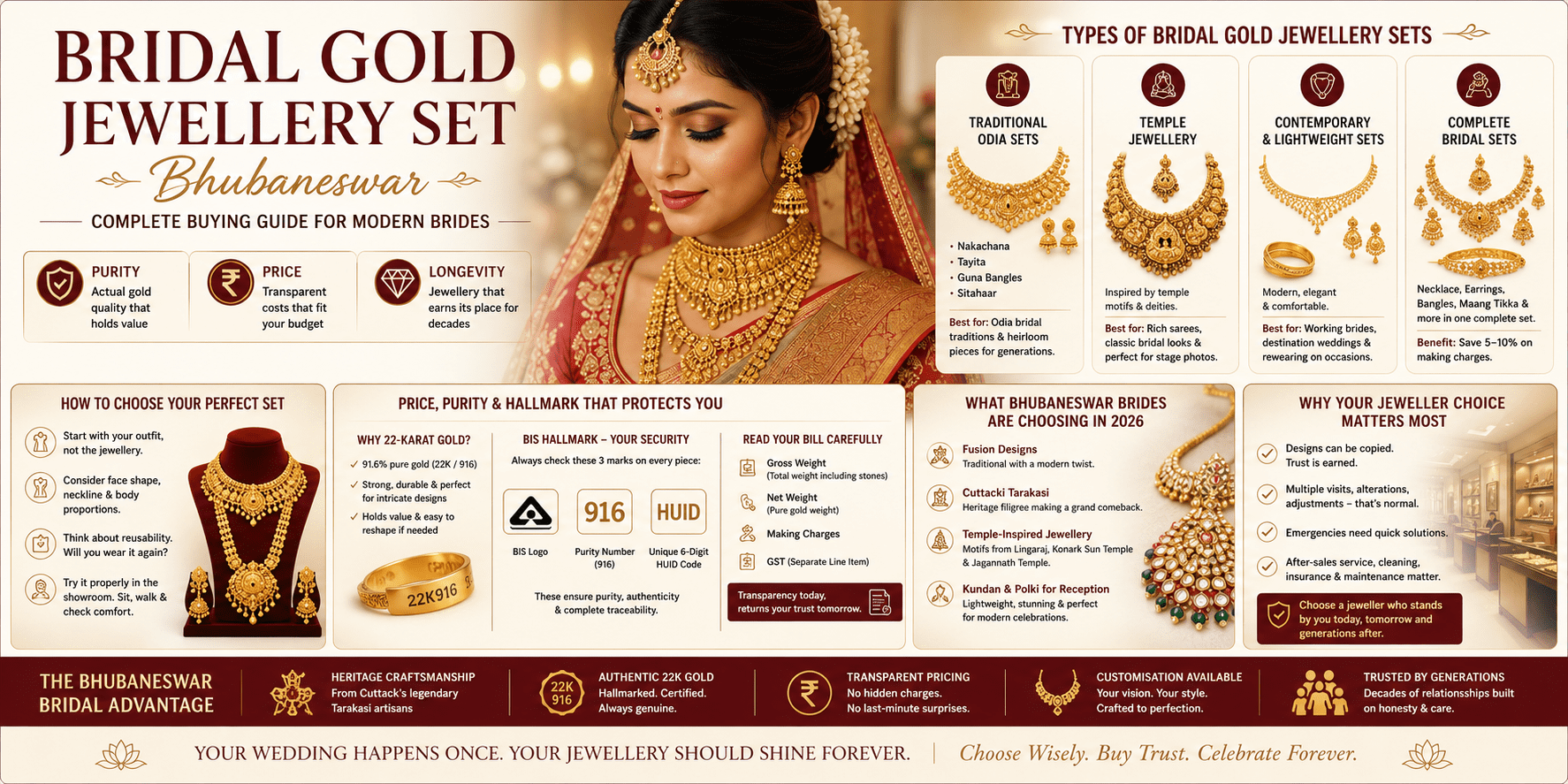 Bridal Gold jewellery Set Bhubaneswar: Complete Buying Guide for Modern Brides