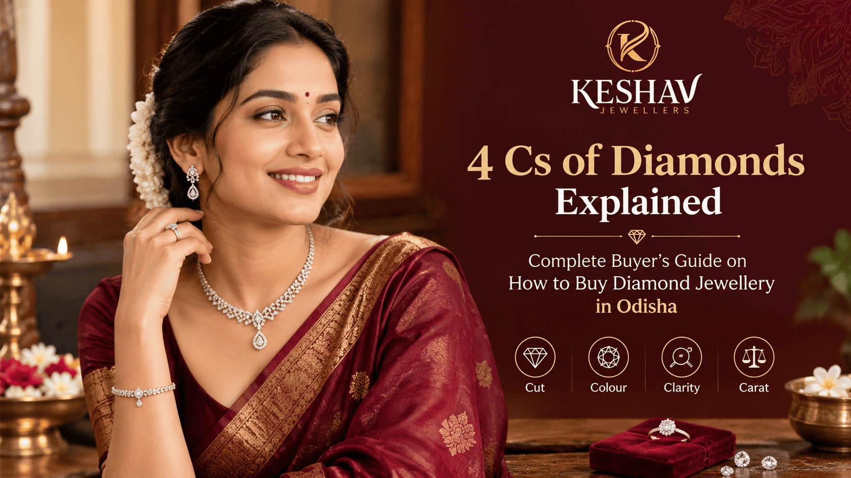 4 Cs of Diamonds Explained: Complete Buyer’s Guide on How to Buy Diamond Jewellery in Odisha